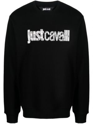 Sweat en coton à imprimé Just Cavalli