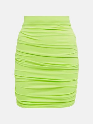 Mini sukně s vysokým pasem Alex Perry zelené
