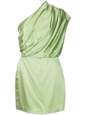 Mini vestido asimétrico Michelle Mason verde