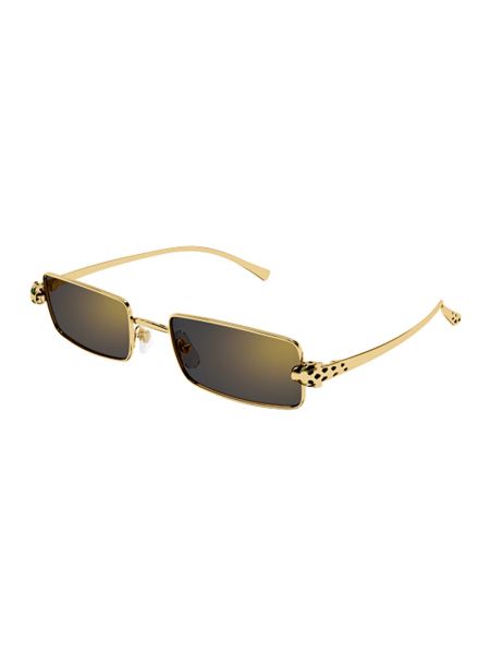 Okulary przeciwsłoneczne Cartier żółte