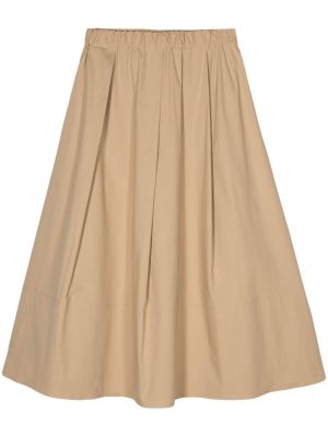 Bavlnená sukňa Antonelli hnedá