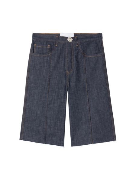 Oversize jeans shorts Az Factory blau