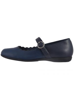 Туфли на каблуке на низком каблуке Trotters синие