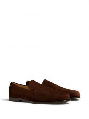 Seemisnahksed loafer-kingad Khaite pruun