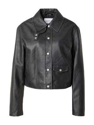 Σακάκι πουκάμισου Calvin Klein Jeans μαύρο