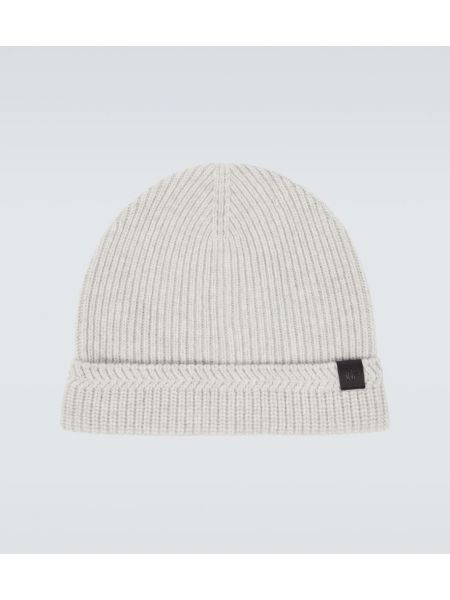 Bonnet en laine Tom Ford gris