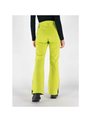 Pantalones rectos con cremallera softshell Colmar amarillo