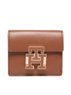 Usnjena denarnica Tommy Hilfiger rjava