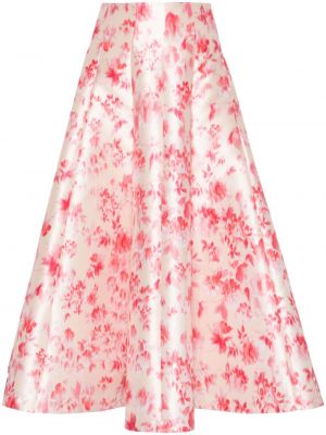 Midi suknja s cvjetnim printom s printom Philosophy Di Lorenzo Serafini