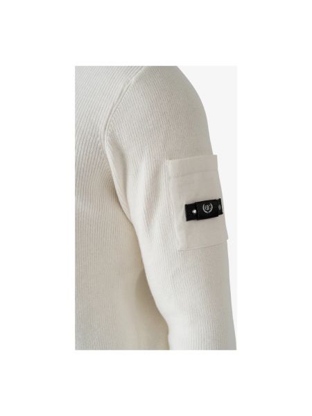 Jersey cuello alto con cremallera de punto de tela jersey Quotrell blanco