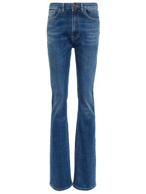 Proste jeansy z wysoką talią 3x1 N.y.c. niebieskie