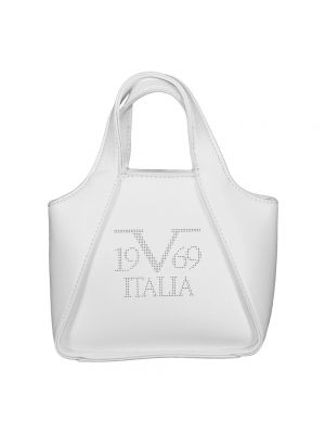 Shopper handtasche 19v69 Italia weiß