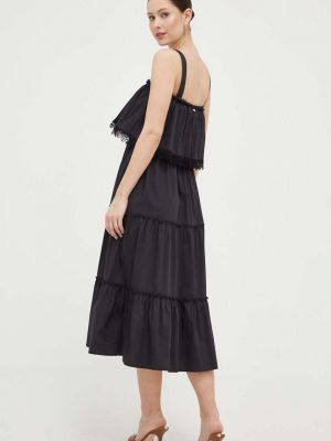 Midi šaty Liu Jo černé