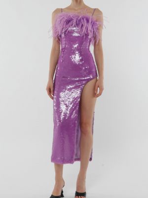 Коктейльное платье Giuseppe Di Morabito фиолетовое