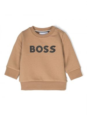 Felpa con stampa Boss Kidswear