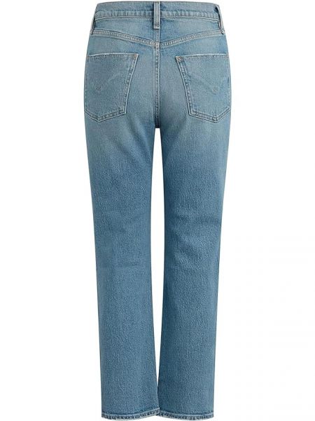 Прямые джинсы с высокой талией свободного кроя Hudson Jeans