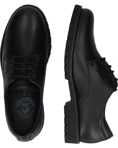 Ниски обувки с връзки Panama Jack черно