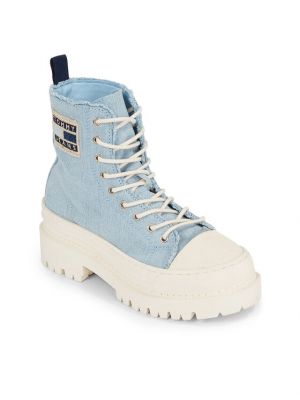 Členkové topánky Tommy Jeans modrá