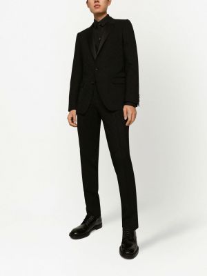 Žakardinis kostiumas Dolce & Gabbana juoda