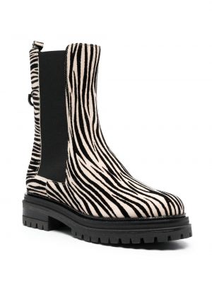 Ankle boots mit print mit zebra-muster Sergio Rossi