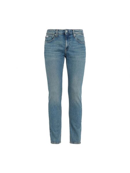 Slim fit skinny jeans Calvin Klein Jeans blau