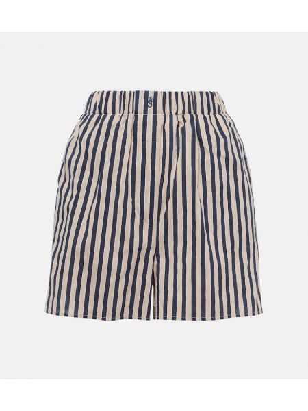 Bomull bermudashorts The Frankie Shop blå