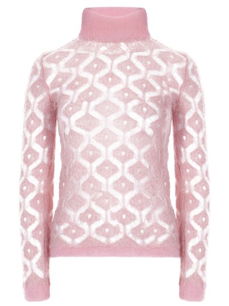 Мохеровый свитер Balmain розовый
