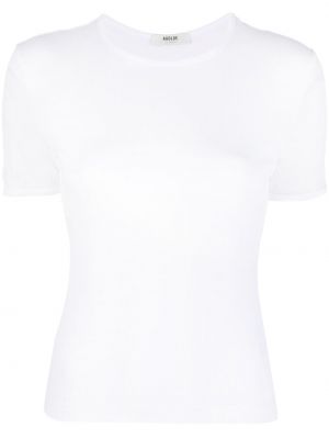T-shirt avec manches courtes Agolde blanc