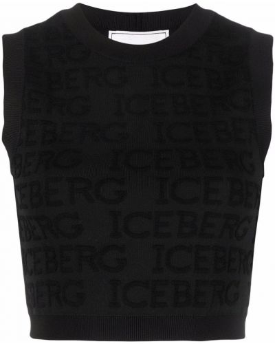 Crop top Iceberg svart