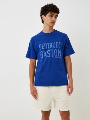 Футболка Gertrude + Gaston синяя