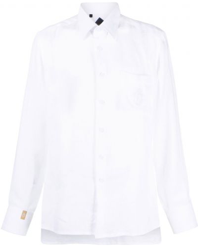 Ленена риза с копчета Billionaire бяло