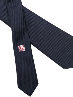 Seiden krawatte Giorgio Armani blau