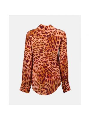 Blusa con estampado leopardo Stella Mccartney