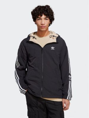 Reverzibilna prijelazna jakna od flisa Adidas crna