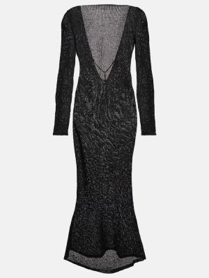 Μάξι φόρεμα Tom Ford μαύρο
