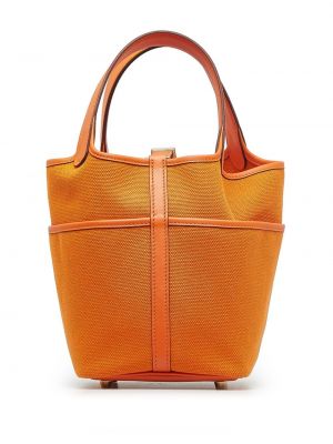 Shopper kabelka Hermès oranžová
