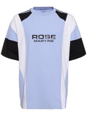 Bavlněná košile Martine Rose modrá