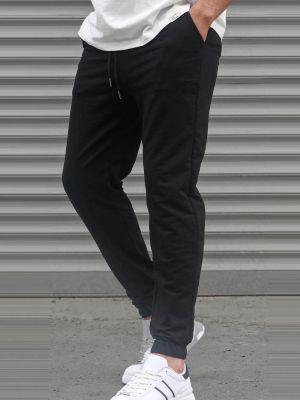Sportovní kalhoty Madmext černé