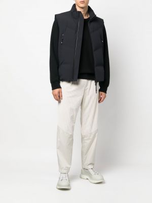 Pantalon en tricot Moncler Grenoble gris