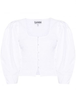Bluza Ganni bijela