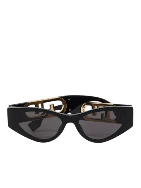 Okulary przeciwsłoneczne retro Fendi Vintage czarne