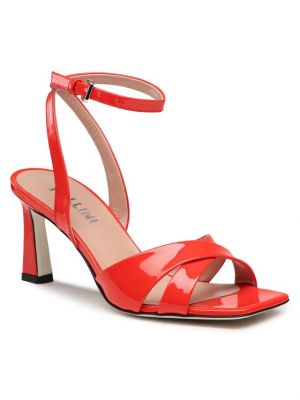 Červené sandály Pollini
