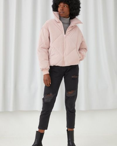 Téli kabát Answear Lab rózsaszín
