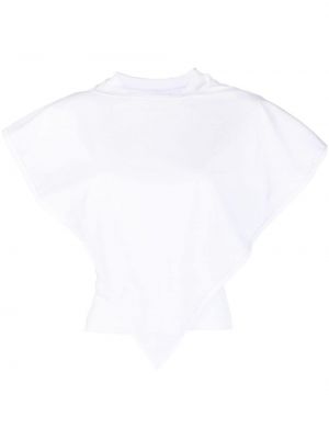 Памучна тениска Bevza бяло
