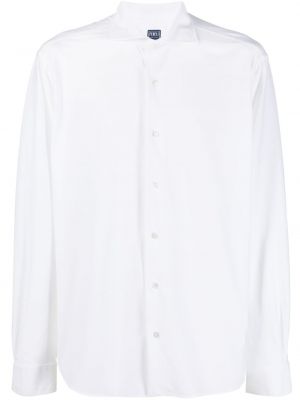Bavlněná košile Fedeli bílá