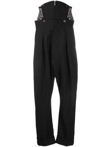 Із заниженим кроковим швом брюки Vivienne Westwood, чорні
