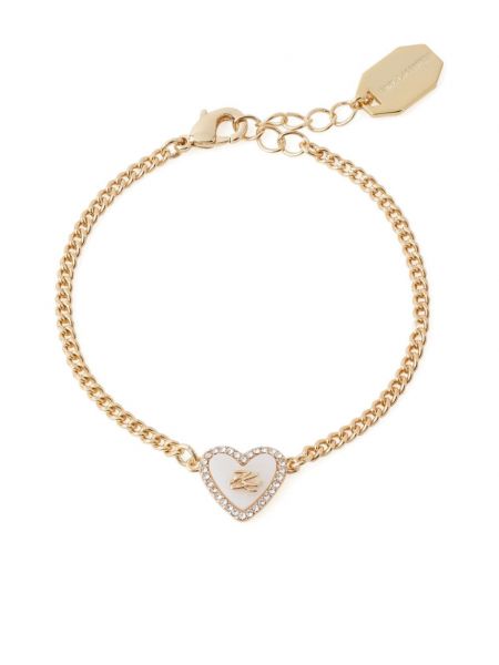 Herzmuster goldenes armband Karl Lagerfeld gold