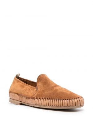 Seemisnahksed loafer-kingad Officine Creative pruun