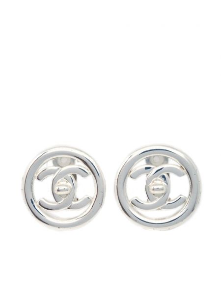 Σκουλαρίκια Chanel Pre-owned ασημί