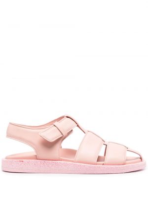 Kožené sandály Officine Creative růžové